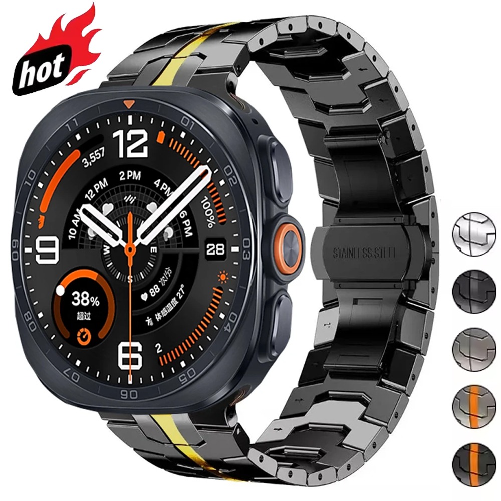 Luxury Watch Galaxy - Stainless Steel Strap for Samsung Galaxy