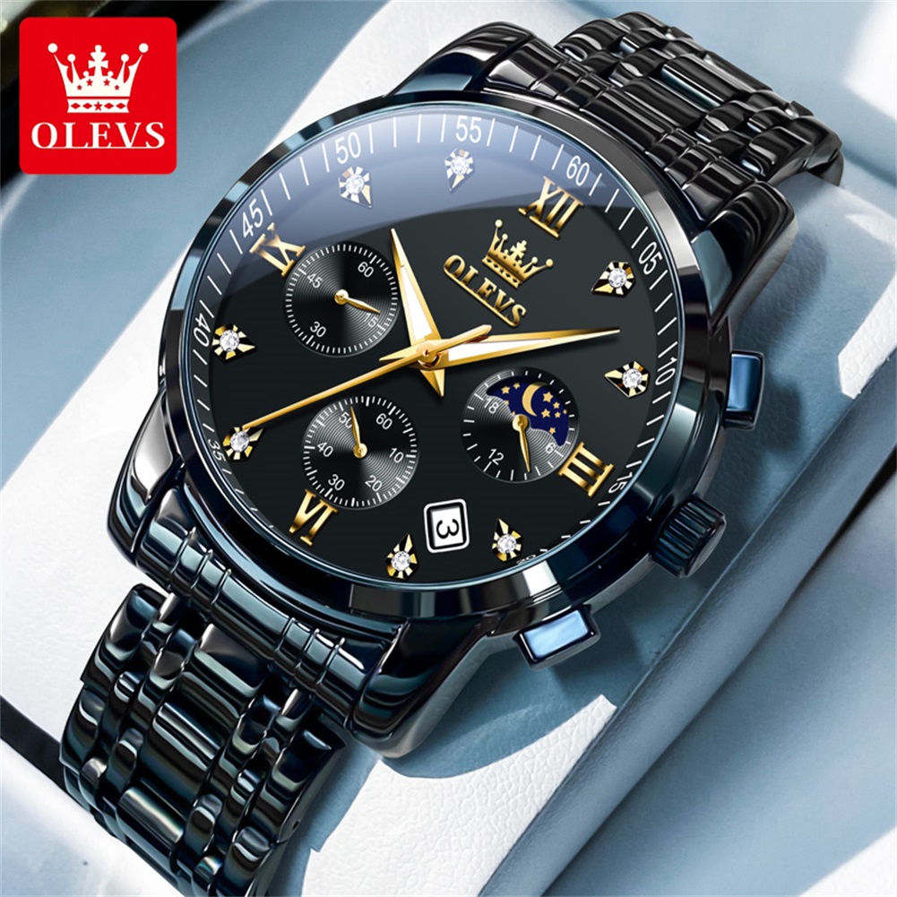 Luxury Watch Price - OLEVS Popular men's watches stainless steel