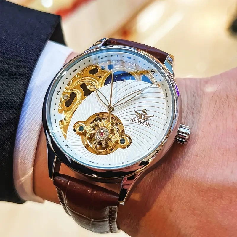Luxury Watch Makes - Luxurious Men's Automatic Mechanical Watch with
