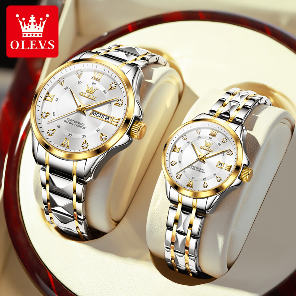 OLEVS 2906 Couple Watch Origin - Luxury Watch Price recension och pris