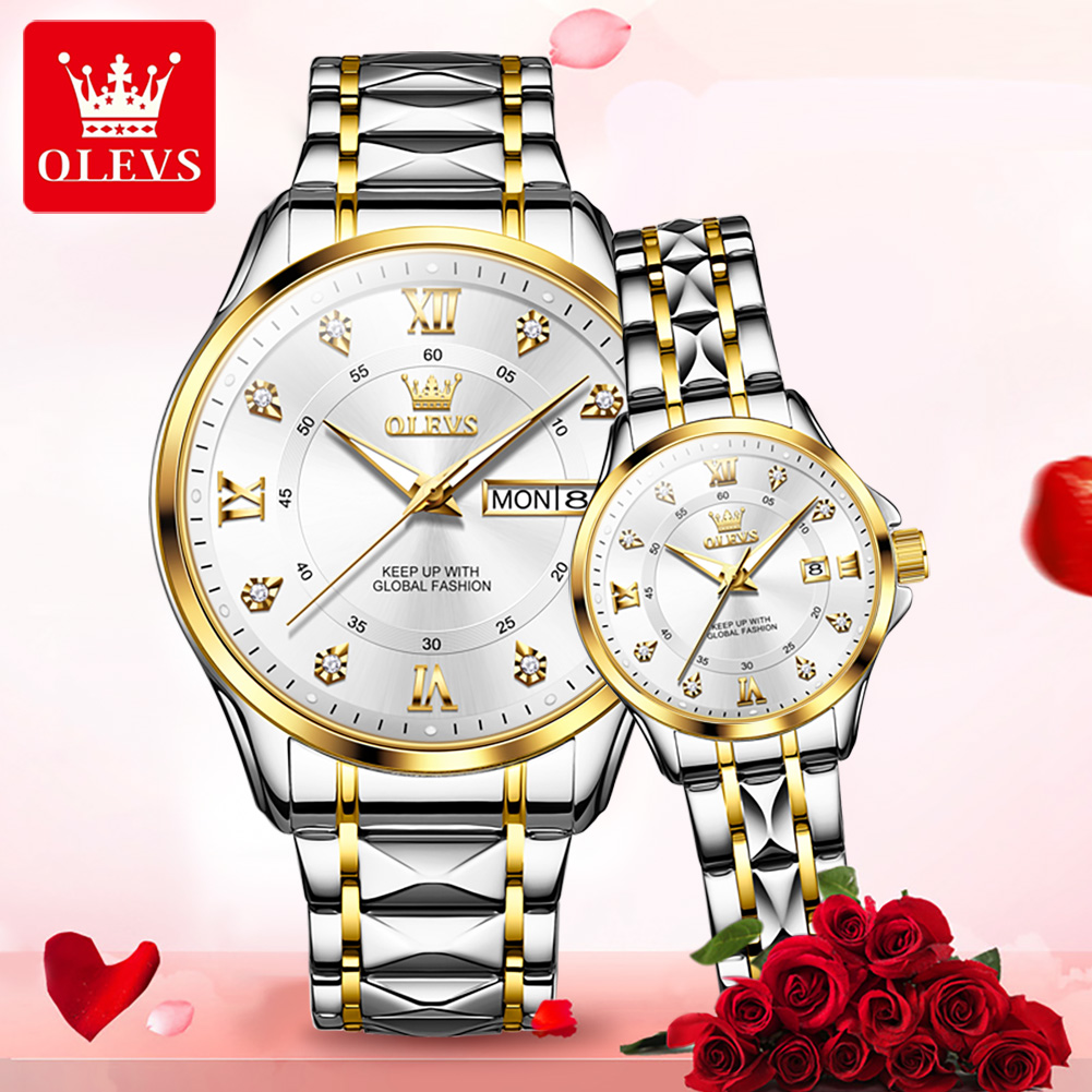 OLEVS 2906 Couple Watch Origin - Luxury Watch Price recension och pris