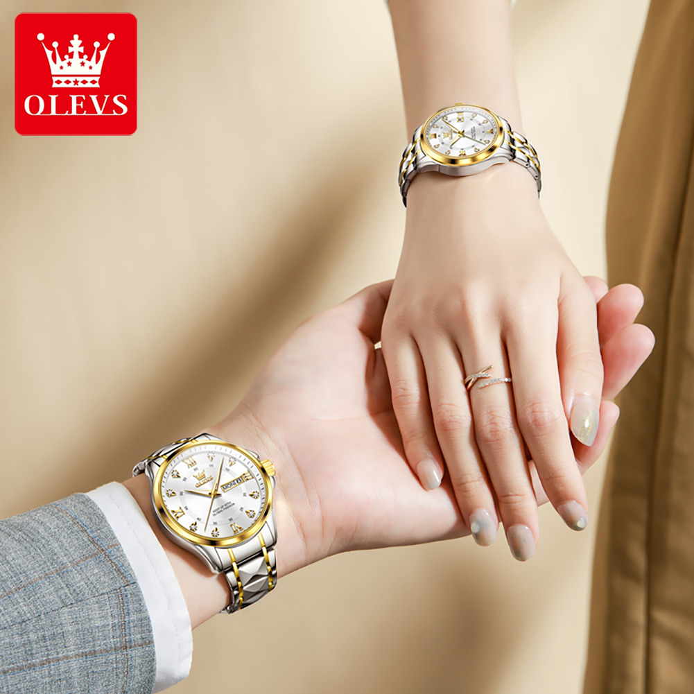 OLEVS 2906 Couple Watch Origin - Luxury Watch Price recension och pris