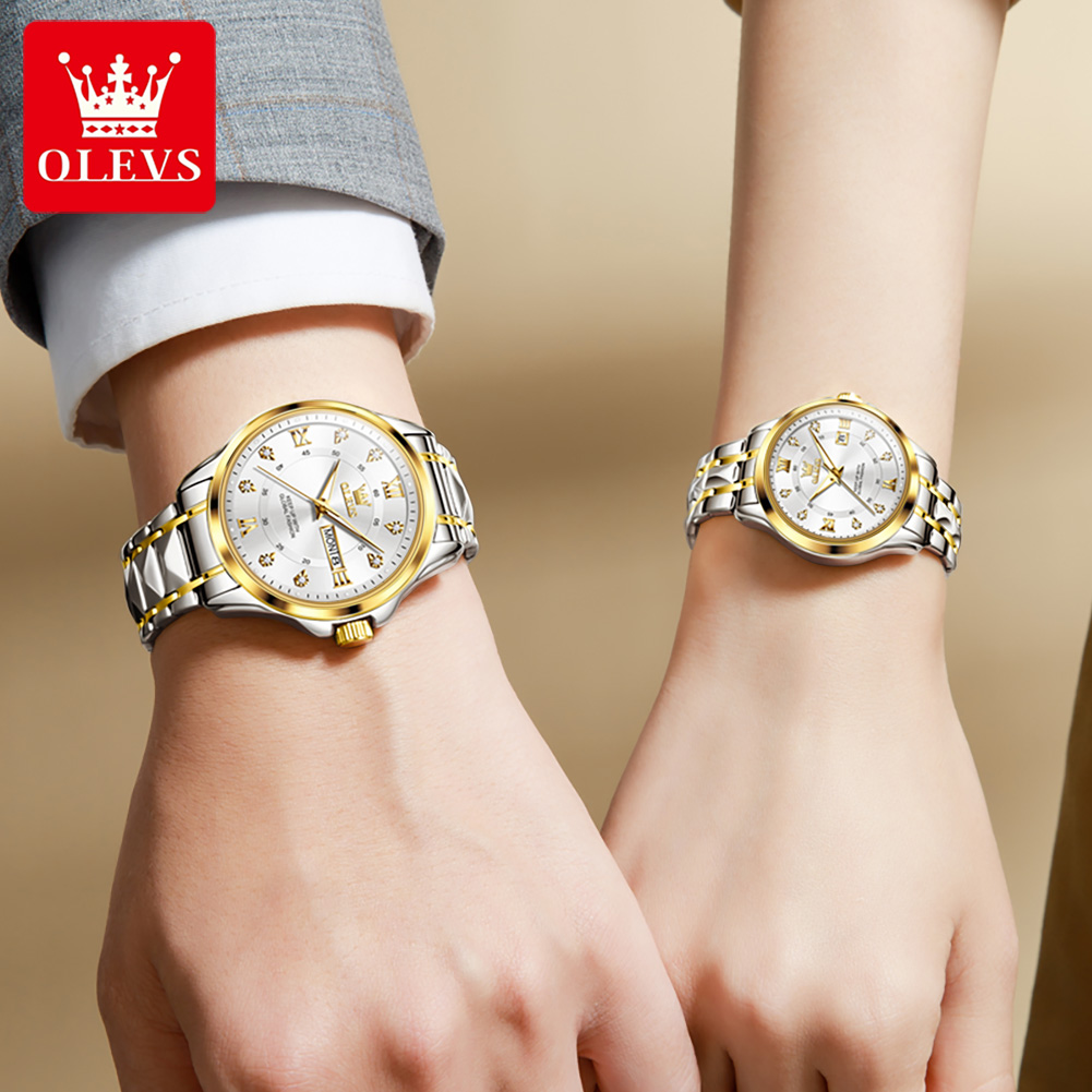 OLEVS 2906 Couple Watch Origin - Luxury Watch Price recension och pris