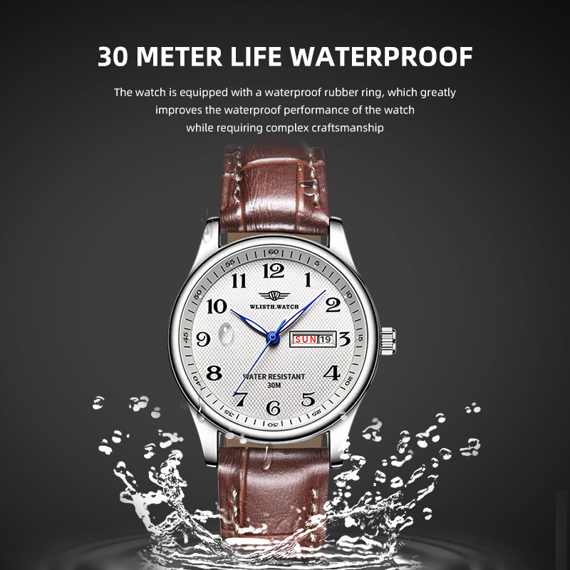 WLISTH Luxury Brand Men's Watc - Luxury Watch Investment recension och pris