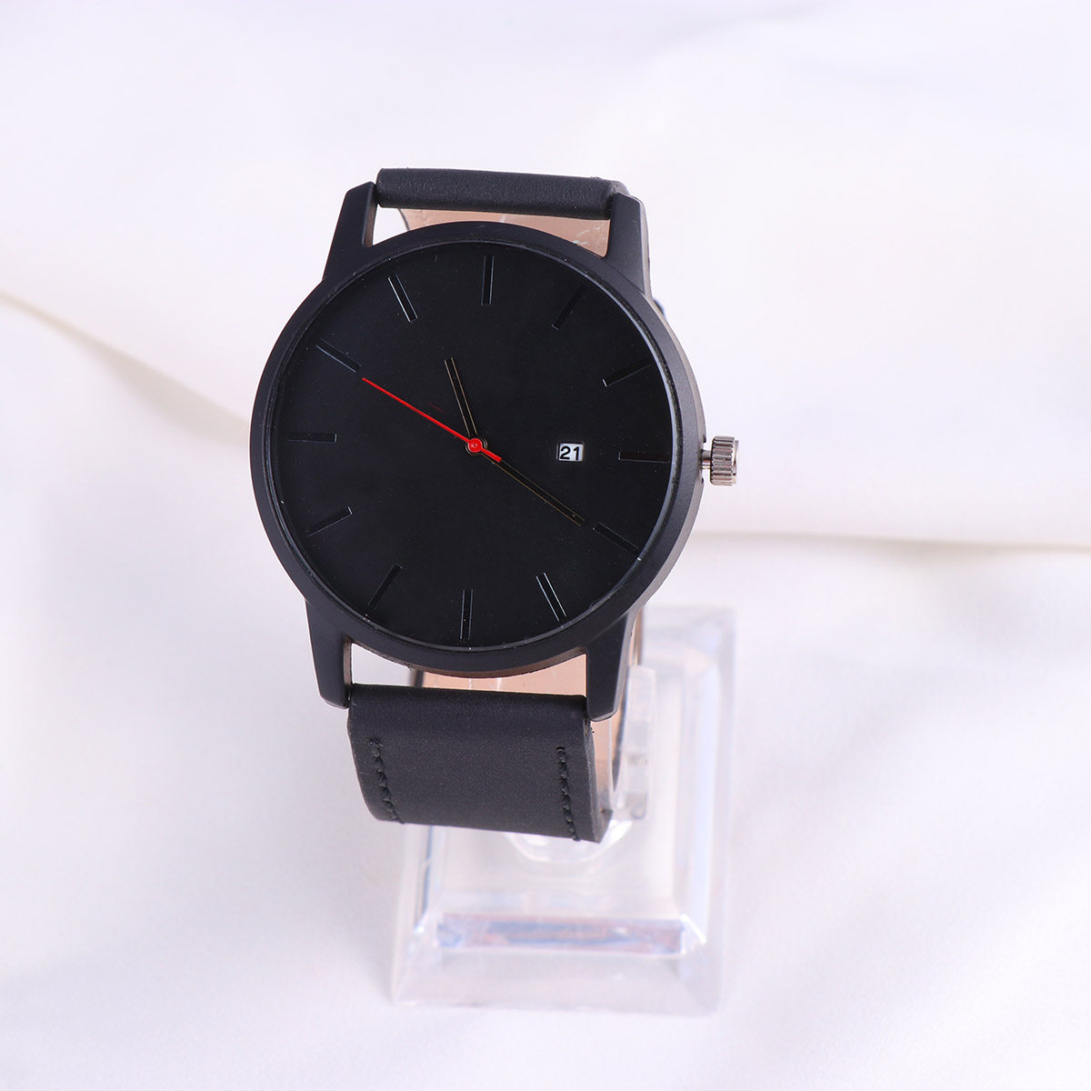 Stylish Men Quartz Watch Black - Luxury Watch Gold And Black recension och pris
