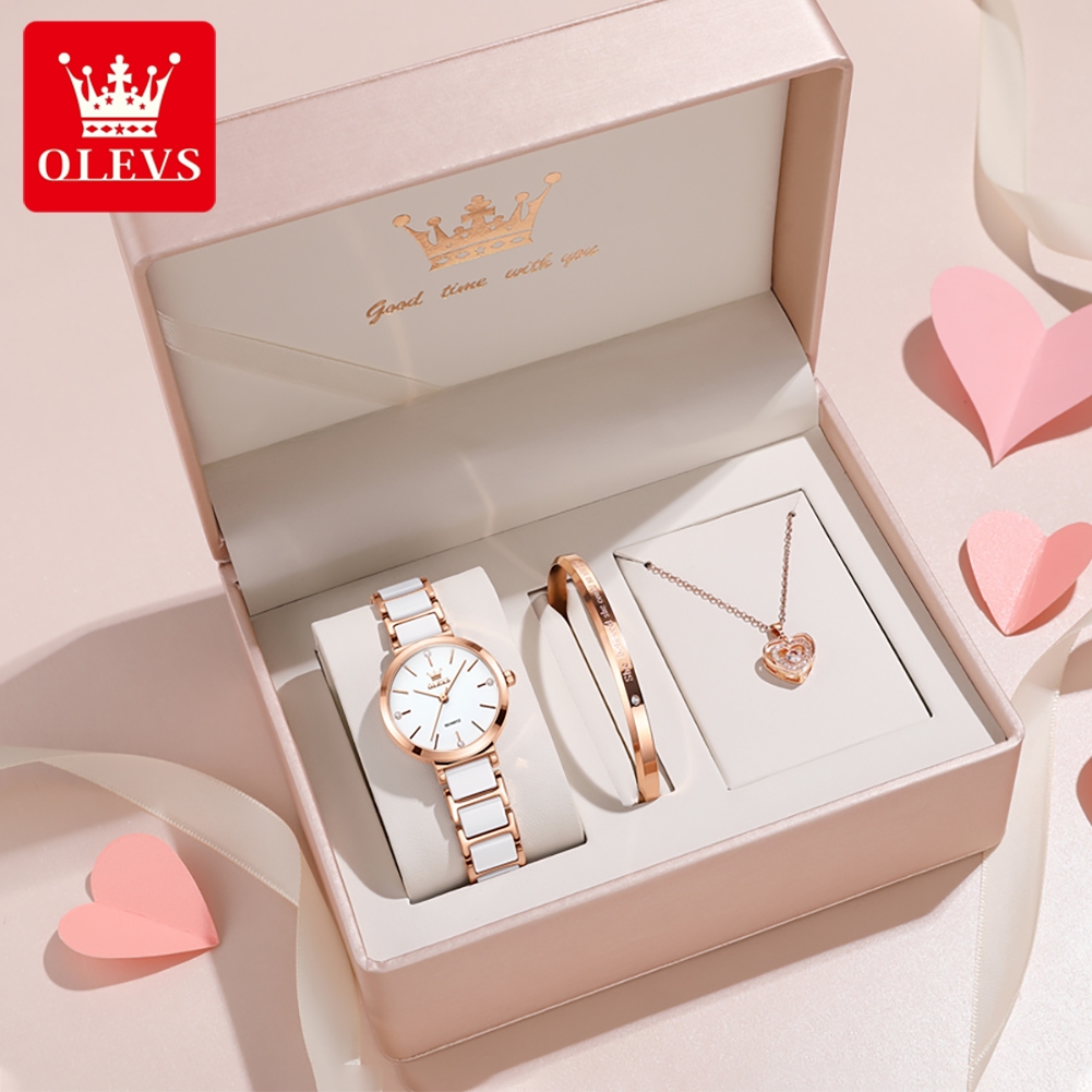 OLEVS Women Watch 5877 Luxury  - Luxury Watch Strap recension och pris