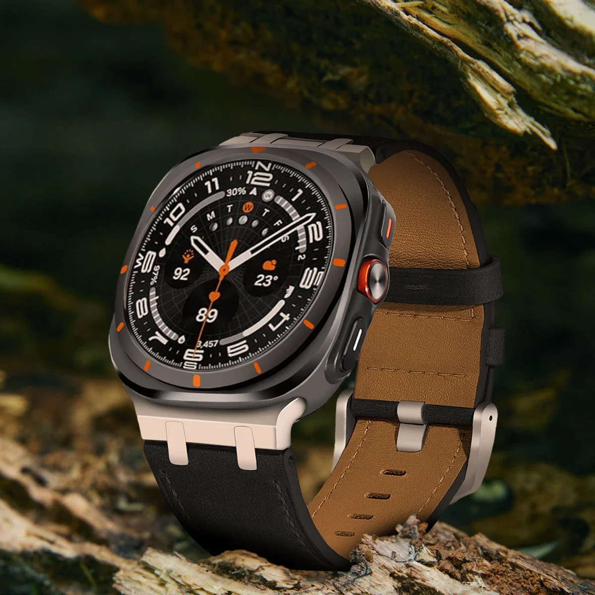 Luxury Leather Band For Samsun - Luxury Watch Galaxy recension och pris
