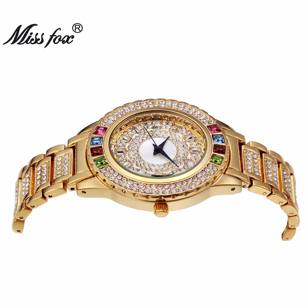 MISSFOX Ladies Gold Party Watc - Luxury Watch China recension och pris