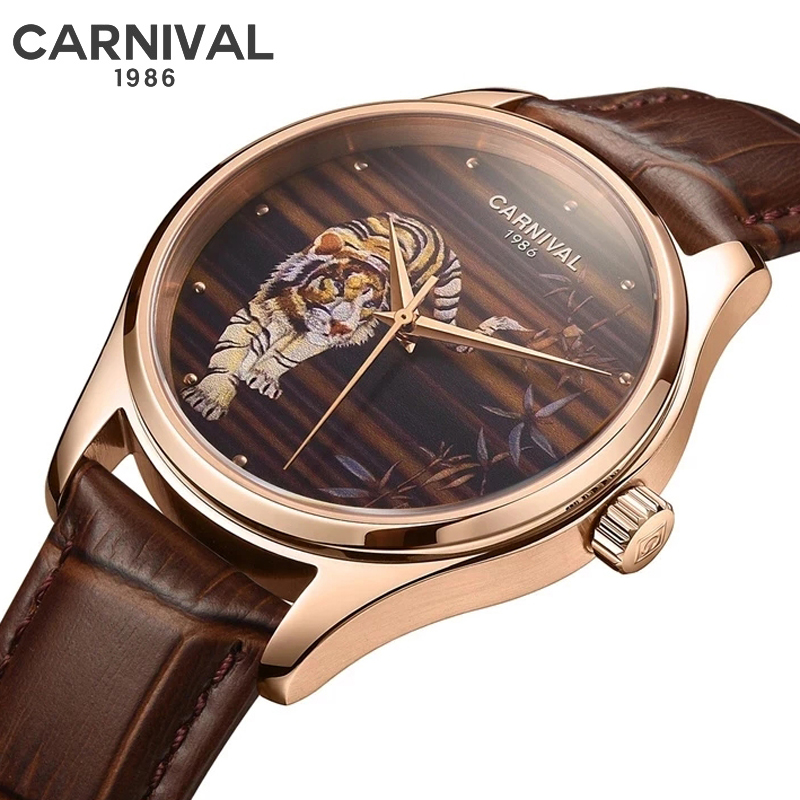 CARNIVAL Zodiac Tiger Series L - Zodiac Luxury Watch recension och pris