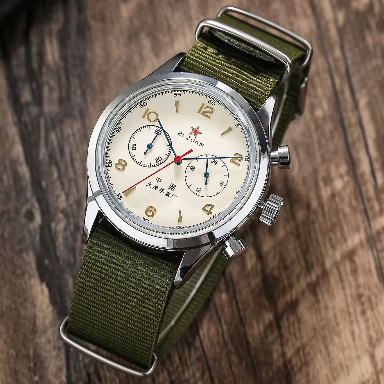 Men's Watches 1963 Pilot Autom - Chronograph Flyback Watch recension och pris