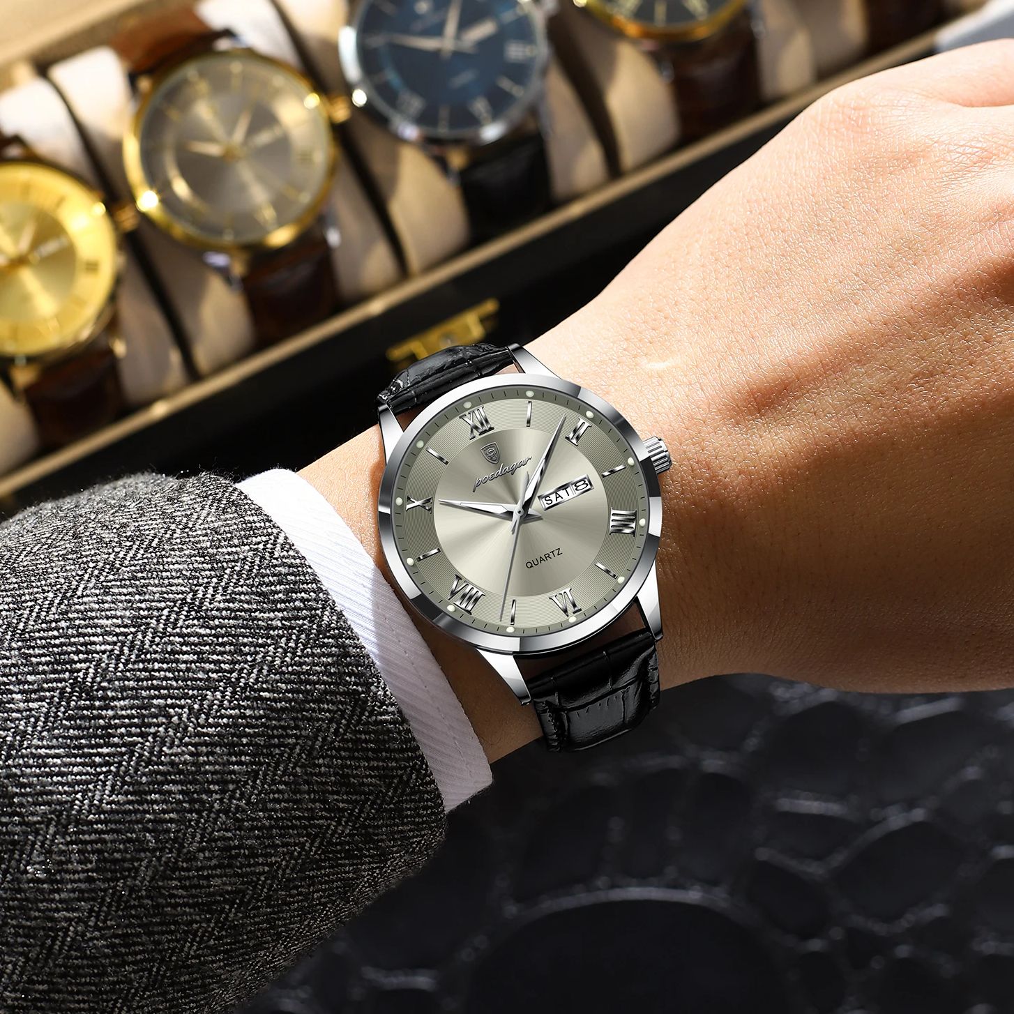 POEDAGAR Luxury Fashion Men's  - Luxury Watch Audemars Piguet recension och pris