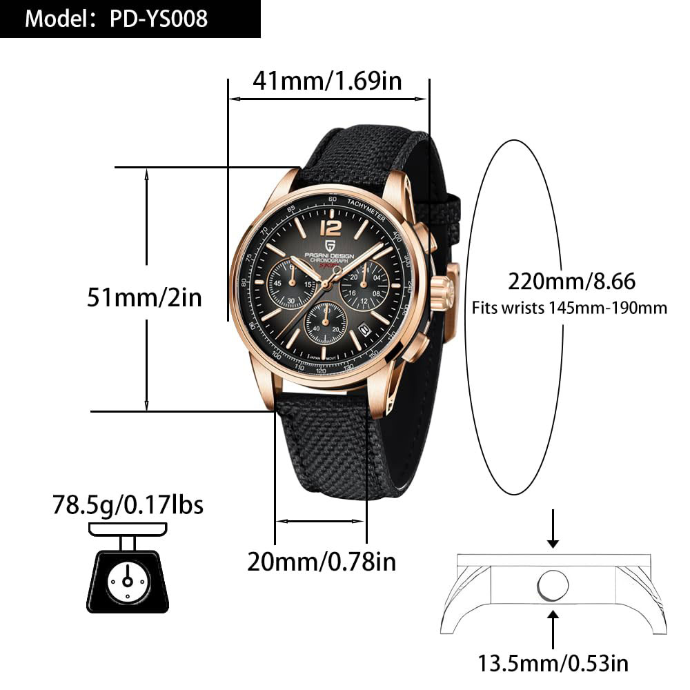 PAGANI DESIGN New Mens Watch 4 - Luxury Watch Investment recension och pris