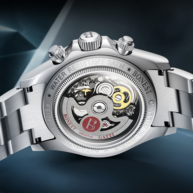 BONEST GATTI Men Watch Automat - Chronograph Flyback Watch recension och pris