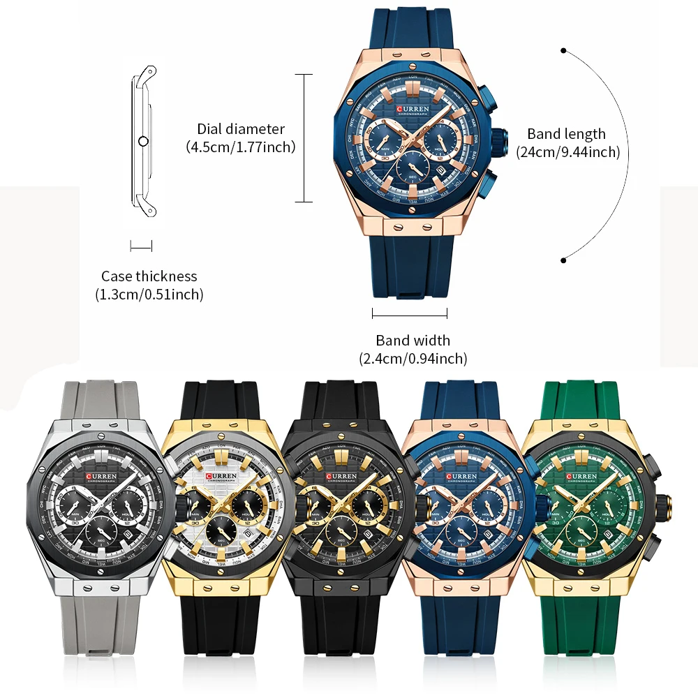 CURREN Luxury Brand High Quali - Luxury Watch Audemars Piguet recension och pris
