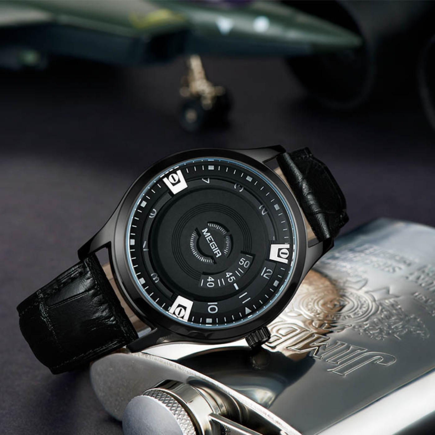 MEGIR Men Watches Luxury Leath - Luxury Watch Strap recension och pris