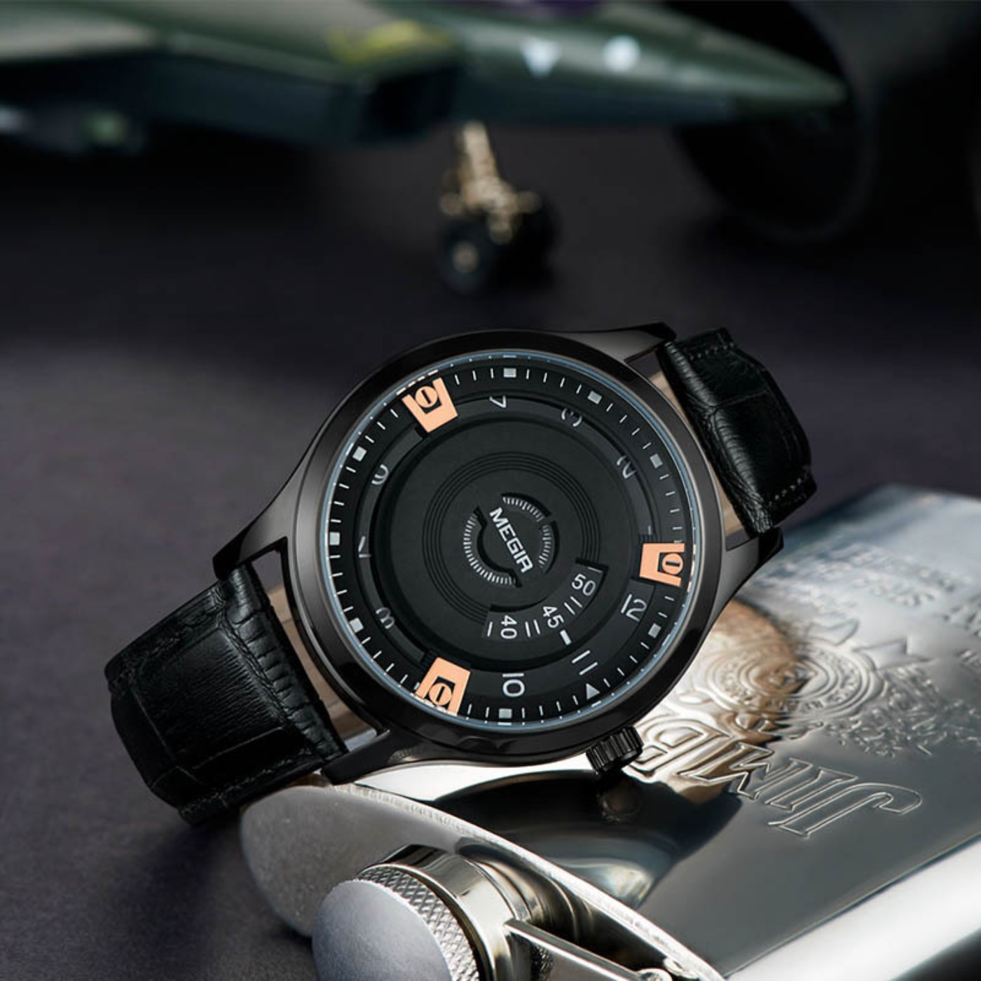 MEGIR Men Watches Luxury Leath - Luxury Watch Strap recension och pris