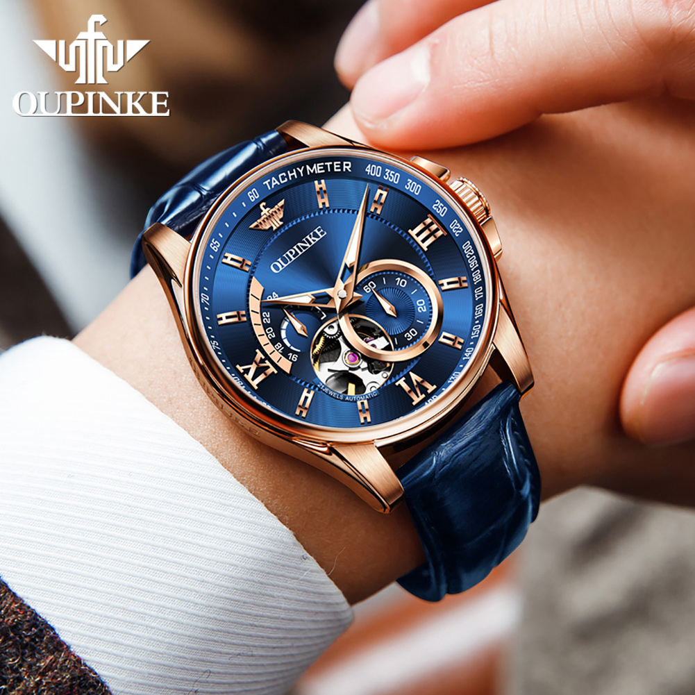 OUPINKE 3222  Original Automat - Chronograph Flyback Watch recension och pris