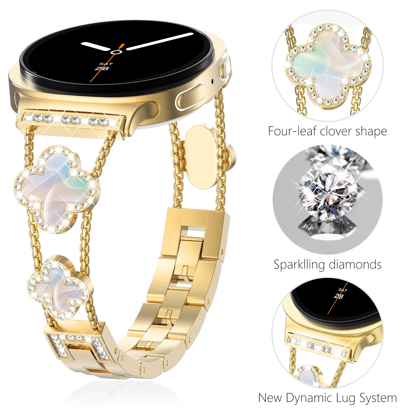 Diamond Strap for Samsung Gala - Luxury Watch Galaxy recension och pris