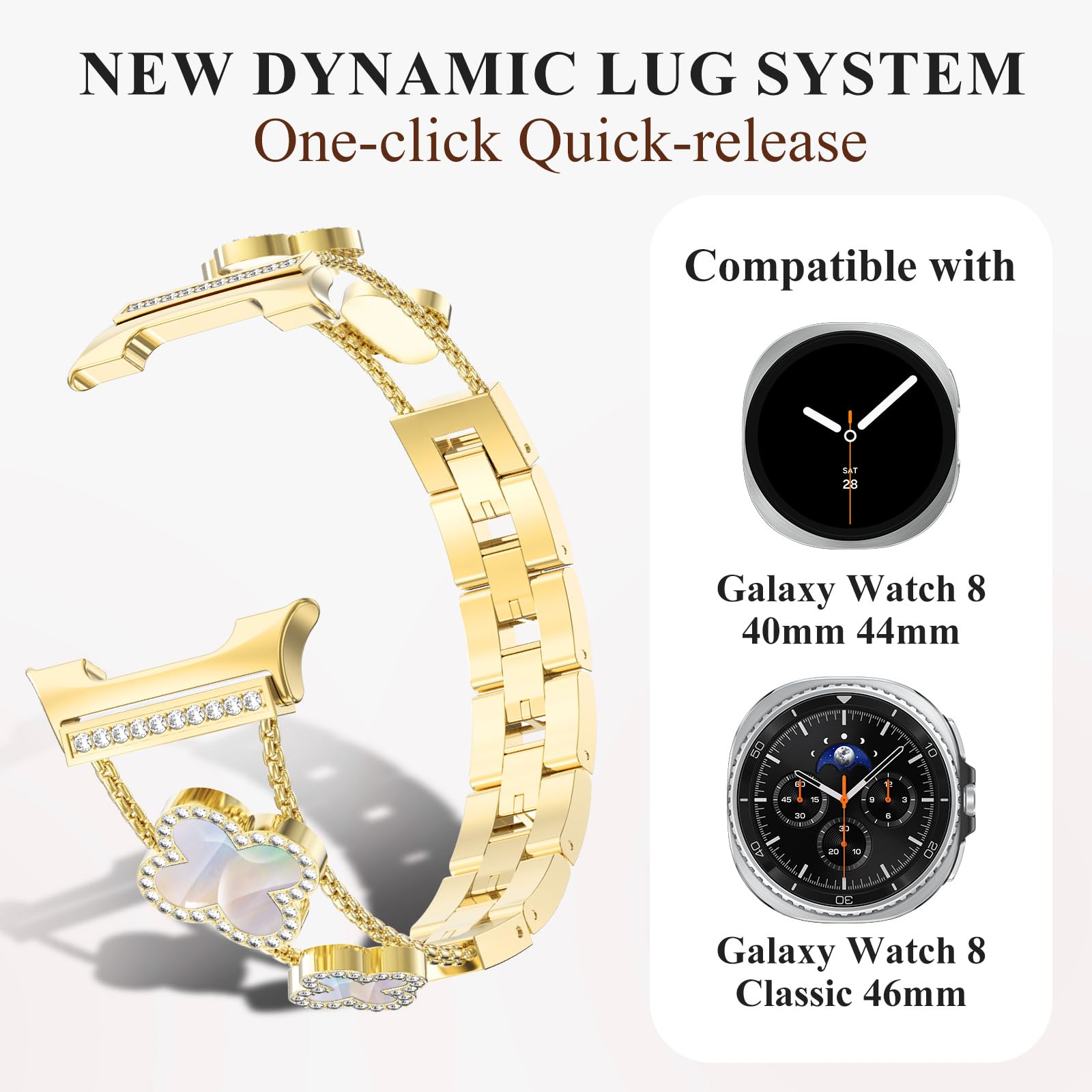 Diamond Strap for Samsung Gala - Luxury Watch Galaxy recension och pris