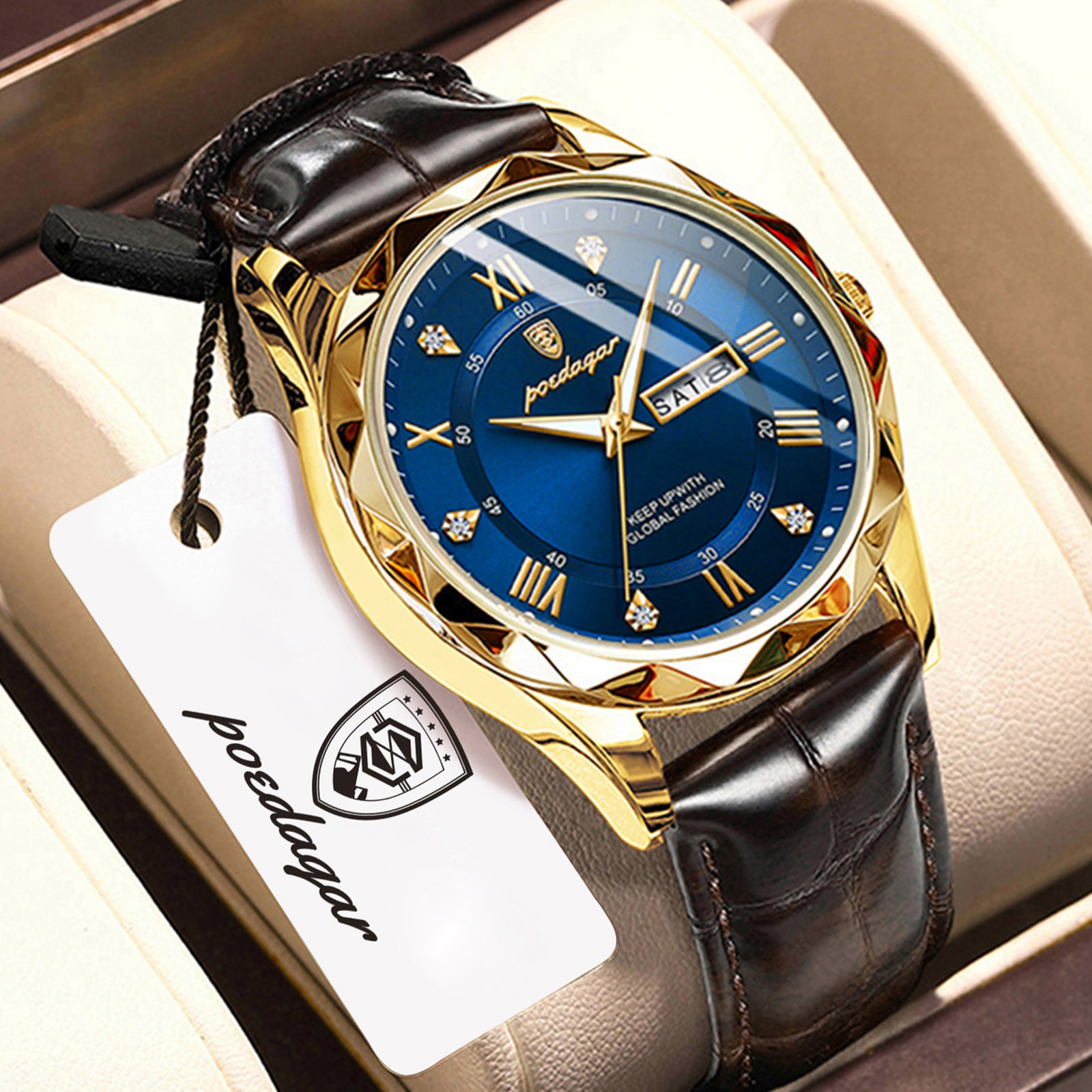 POEDAGAR Top Fashion Man Clock - Luxury Watch Audemars Piguet recension och pris