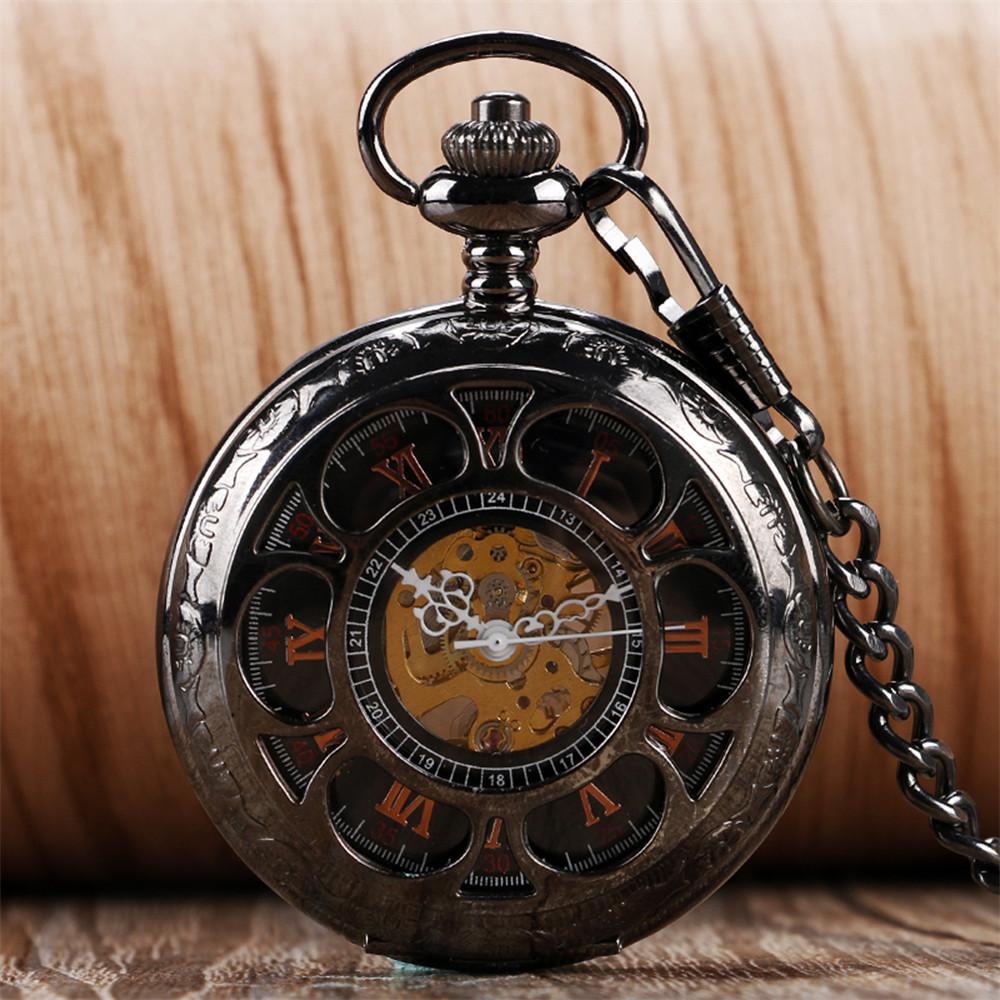Rose Gold/Black Pumpkin Flower - Luxury Watch Gold And Black recension och pris