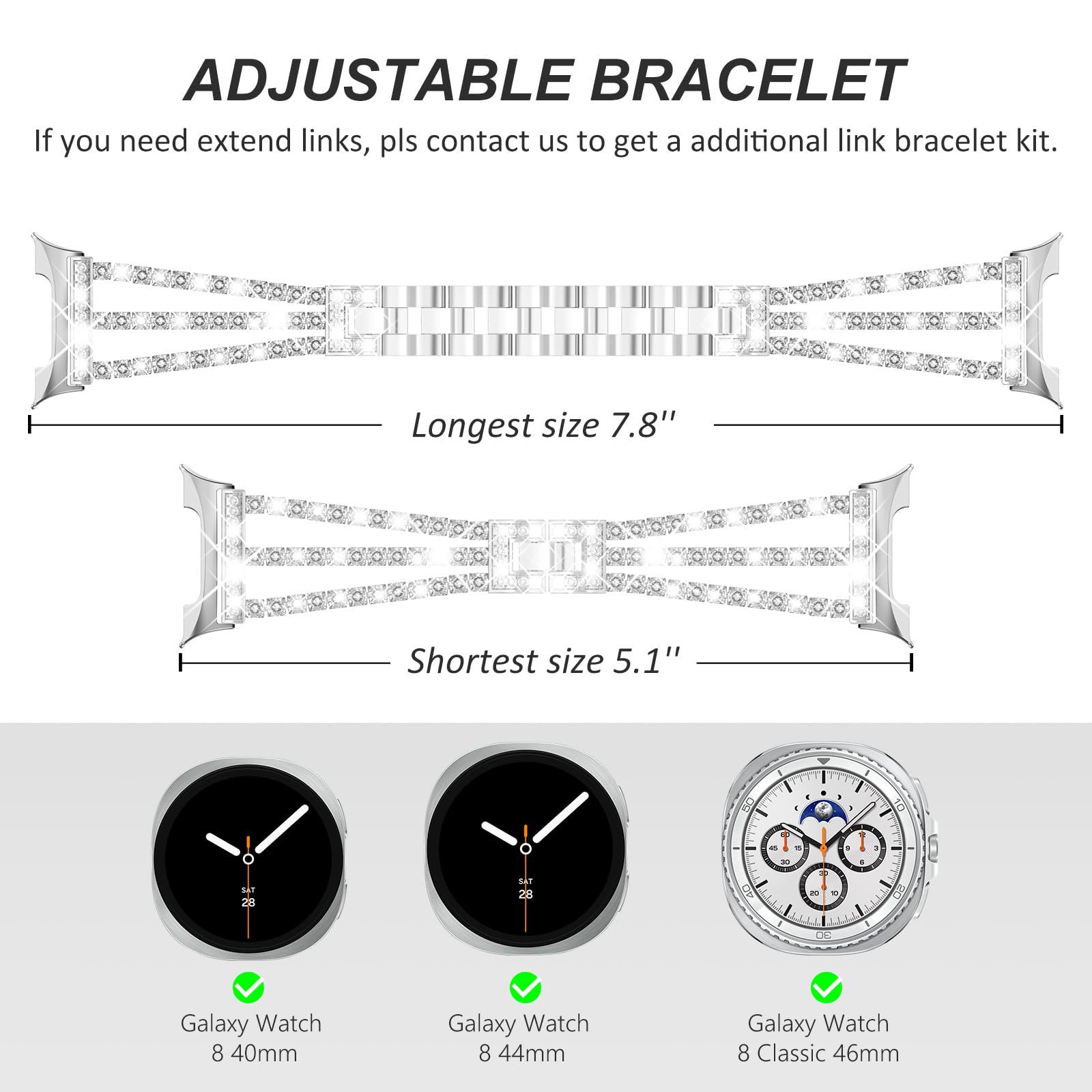 Diamond Strap For Samsung Gala - Luxury Watch Galaxy recension och pris
