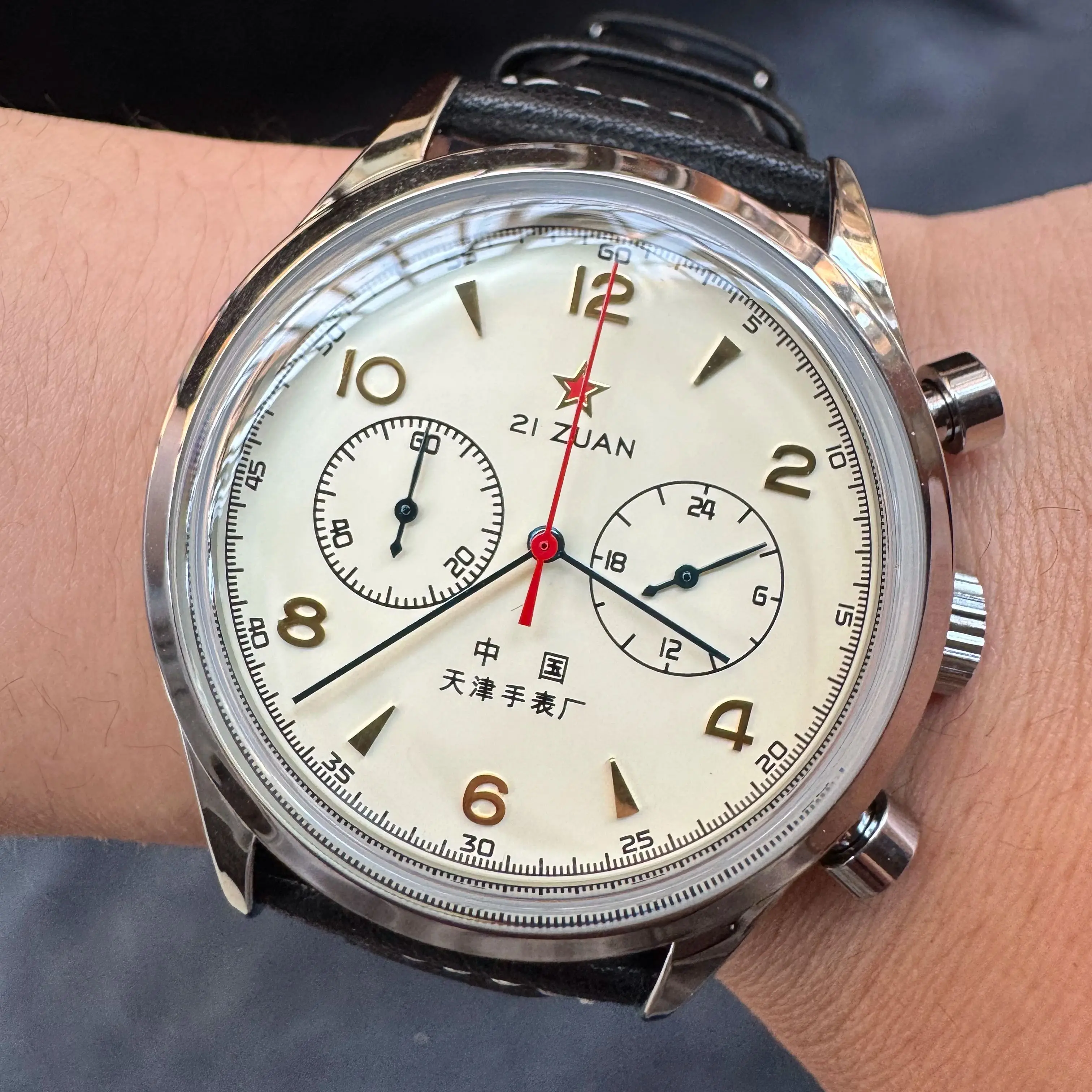 Montres pour hommes 1963 pilot - Chronograph Flyback Watch recension och pris