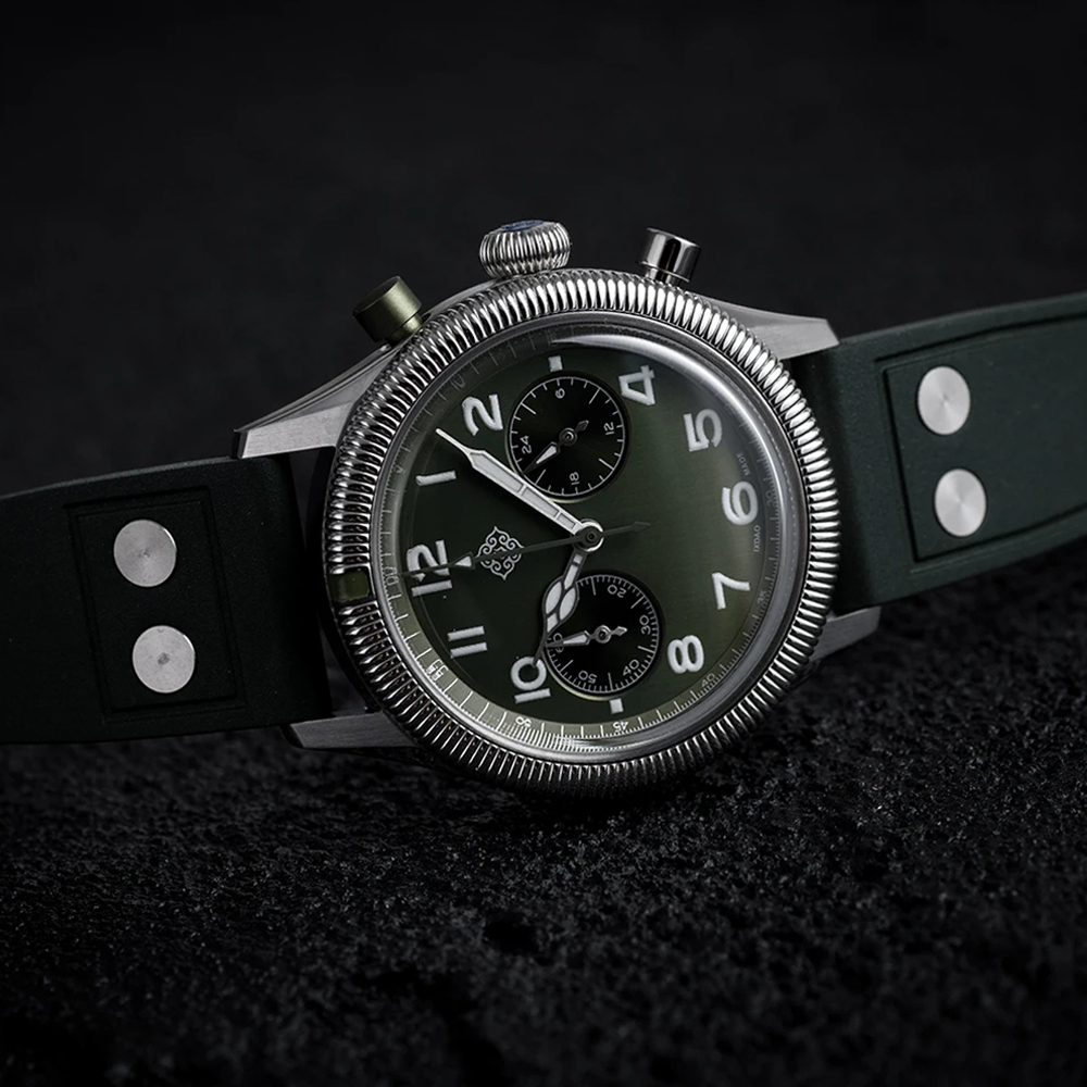 IXDAO 2026 New Pilot 39mm VK64 - Chronograph Flyback Watch recension och pris