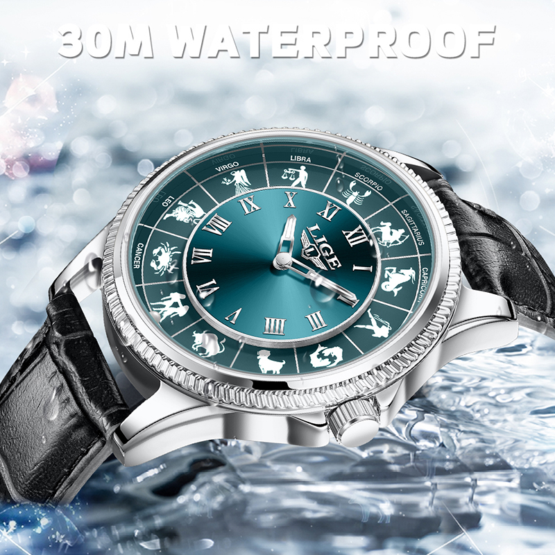 LIGE Zodiac Men Watch Top Bran - Zodiac Luxury Watch recension och pris