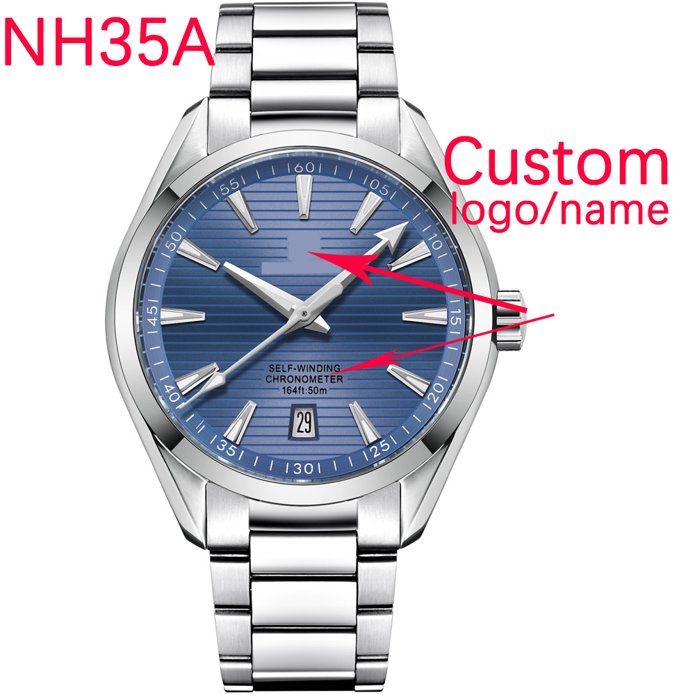 Luxury NH35 Movt Custom Logo 4 - Luxury Watch Strap recension och pris