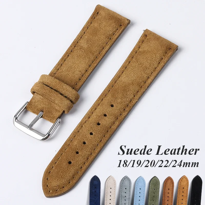 Suede Genuine Leather Watchban - Luxury Watch Class recension och pris