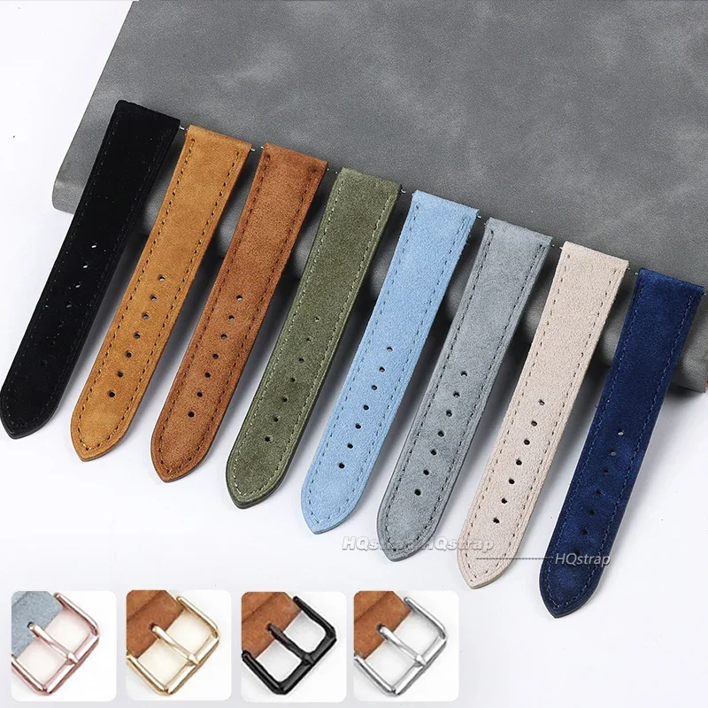 Suede Genuine Leather Watchban - Luxury Watch Class recension och pris