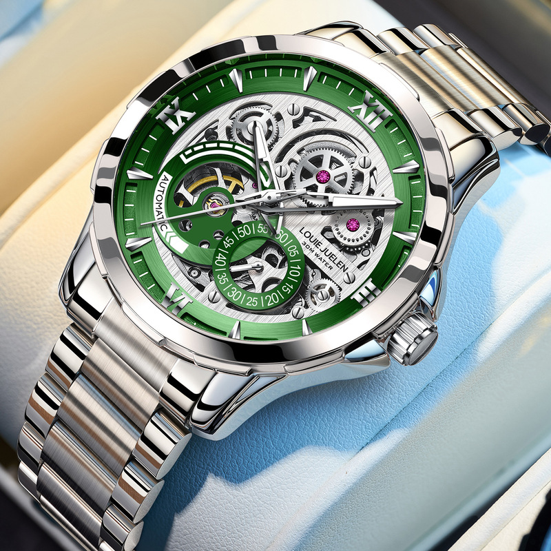 Automatic Mechanical Watch Men - Chronograph Flyback Watch recension och pris